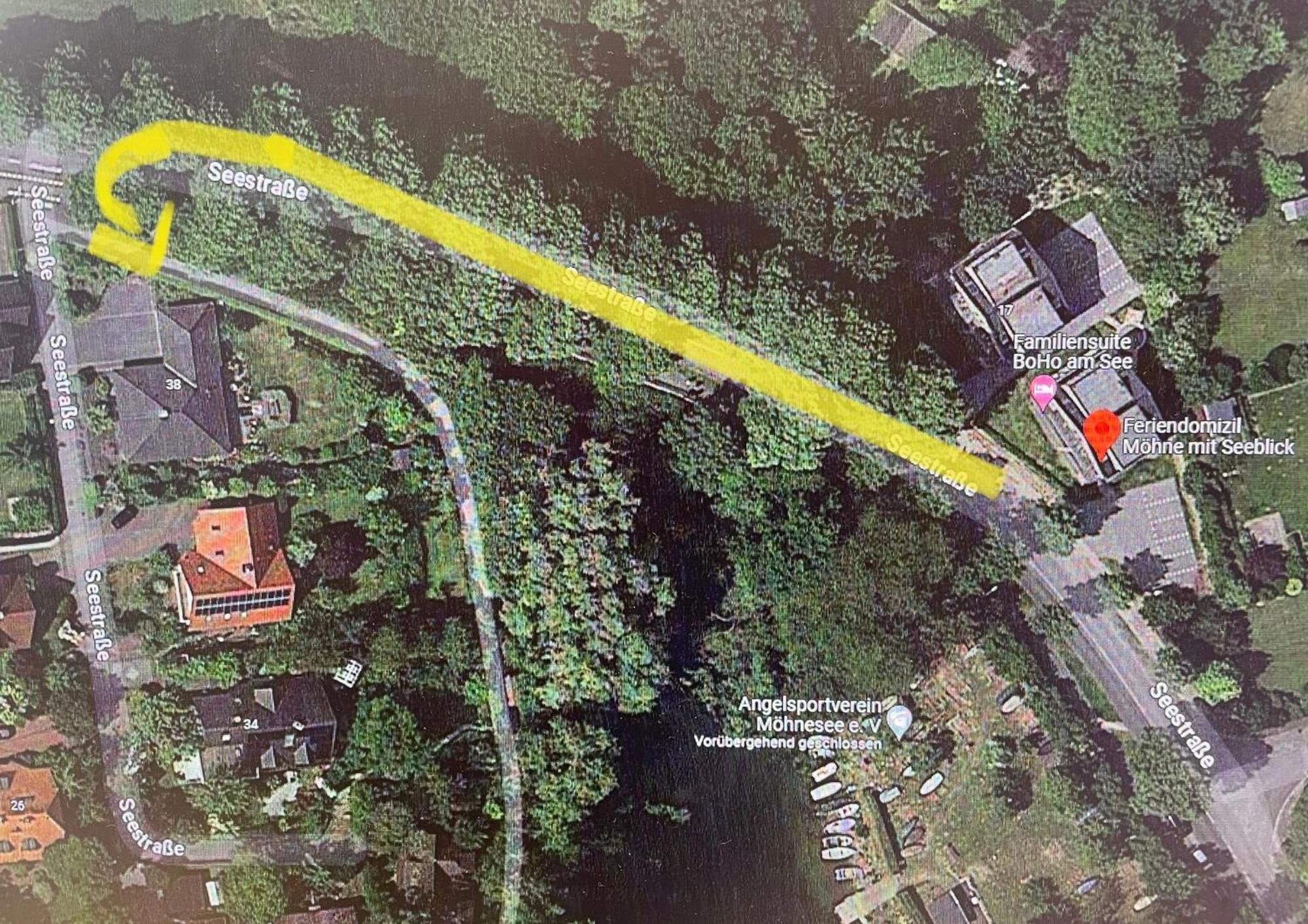 Feriendomizil Moehne Mit Seeblick Und Sauna Möhnesee Exteriör bild
